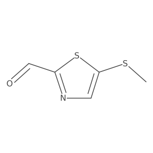 5-(Methylsulfanyl)-1,3-thiazole-2-carbaldehyde结构式