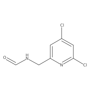 N-[(4,6-Dichloro-2-pyridinyl)methyl]formamide Structure