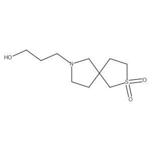 7-(3-Hydroxypropyl)-2-thia-7-azaspiro[4.4]nonane 2,2-dioxide Structure