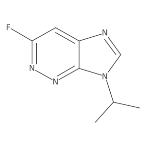 3-fluoro-7-(propan-2-yl)-7H-imidazo[4,5-c]pyridazine Structure