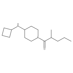 1-[4-(Cyclobutylamino)piperidin-1-yl]-2-methylpentan-1-one Structure