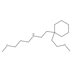 {2-[1-(2-Methoxyethyl)cyclohexyl]ethyl}(3-methoxypropyl)amine Structure