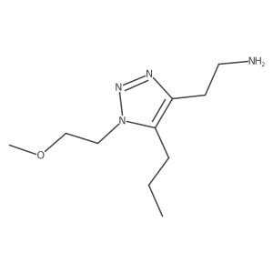 2-[1-(2-methoxyethyl)-5-propyl-1H-1,2,3-triazol-4-yl]ethan-1-amine Structure