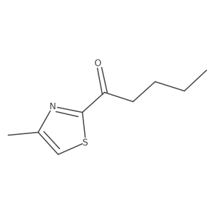 1-(4-Methyl-1,3-thiazol-2-yl)pentan-1-one Structure