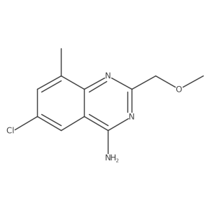 6-Chloro-2-(methoxymethyl)-8-methylquinazolin-4-amine Structure