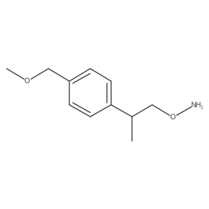 O-{2-[4-(methoxymethyl)phenyl]propyl}hydroxylamine结构式