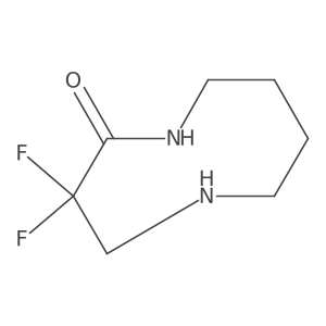 3,3-Difluoro-1,5-diazonan-2-one Structure
