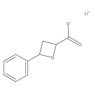Lithium(1+)ion4-phenyloxetane-2-carboxylate结构式