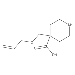 4-[(Prop-2-en-1-yloxy)methyl]piperidine-4-carboxylic acid Structure