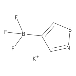Potassium trifluoro(isothiazol-4-yl)borate结构式