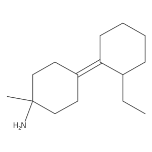 Cyclohexanamine, 4-(2-ethylcyclohexylidene)-1-methyl-结构式