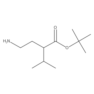 Tert-butyl 2-(2-aminoethyl)-3-methylbutanoate Structure