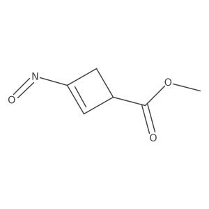 Methyl 3-nitrosocyclobut-2-ene-1-carboxylate结构式