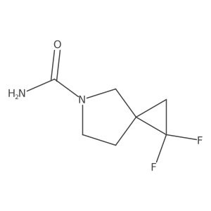 1,1-Difluoro-5-azaspiro[2.4]heptane-5-carboxamide Structure