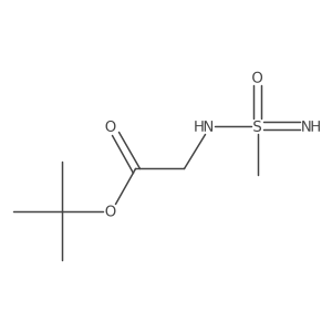 Tert-butyl 2-methanesulfonoimidamidoacetate Structure