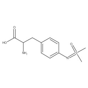 2-Amino-3-(4-{[dimethyl(oxo)-lambda6-sulfanylidene]amino}phenyl)propanoic acid Structure