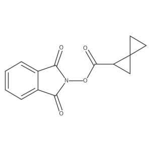1,3-Dioxoisoindolin-2-YL spiro[2.2]pentane-1-carboxylate结构式
