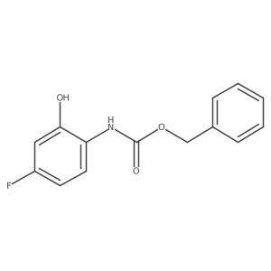 benzyl N-(4-fluoro-2-hydroxyphenyl)carbamate结构式
