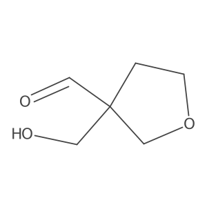 3-(Hydroxymethyl)oxolane-3-carbaldehyde Structure
