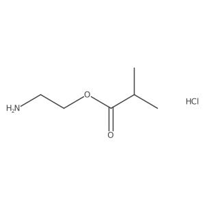 2-Aminoethyl isobutyrate hydrochloride结构式