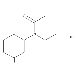 N-ethyl-N-[(3S)-piperidin-3-yl]acetamide hydrochloride Structure
