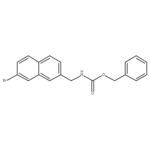 benzyl N-[(7-bromonaphthalen-2-yl)methyl]carbamate Structure