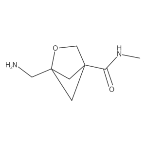 1-(aminomethyl)-N-methyl-2-oxabicyclo[2.1.1]hexane-4-carboxamide Structure