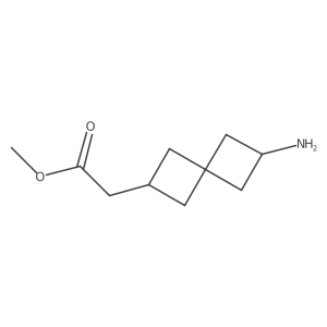 Methyl 6-aminospiro[3.3]heptane-2-acetate Structure