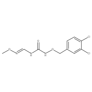 (E)-N-(3,4-Dichlorobenzyloxycarbamoyl)-N'-methoxyformimidamide Structure
