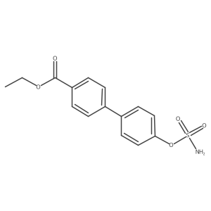 4-Ethyl 4'-[(aminosulfonyl)oxy][1,1'-biphenyl]-4-carboxylate Structure