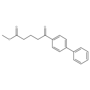 Methyl I-oxo[1,1a(2)-biphenyl]-4-pentanoate结构式
