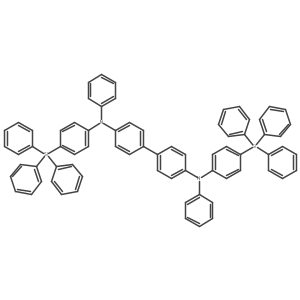 N-phenyl-N-(4-triphenylsilylphenyl)-4-[4-(N-(4-triphenylsilylphenyl)anilino)phenyl]aniline Structure