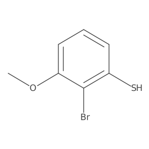 2-Bromo-3-methoxybenzenethiol Structure