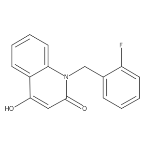 1-(2-fluorobenzyl)-4-hydroxyquinolin-2(1H)-one结构式