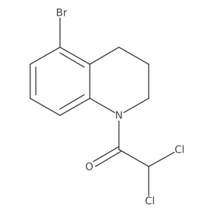 1-(5-Bromo-3,4-dihydro-1(2H)-quinolinyl)-2,2-dichloroethanone Structure