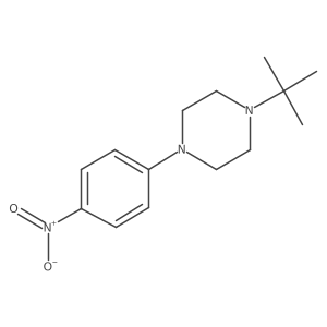 1-Tert-butyl-4-(4-nitrophenyl)piperazine结构式