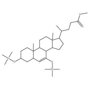 Methyl (3alpha,5beta)-3,7-Bis[(trimethylsilyl)oxy]chol-6-en-24-oate结构式