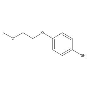 4-(2-Methoxyethoxy)benzene-1-thiol Structure