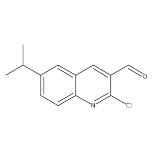 2-Chloro-6-(propan-2-yl)quinoline-3-carbaldehyde Structure