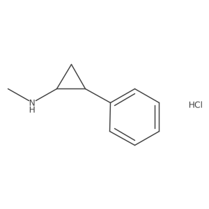 N-methyl-2-phenylcyclopropan-1-amine hydrochloride结构式