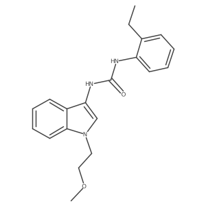 1-(2-ethylphenyl)-3-(1-(2-methoxyethyl)-1H-indol-3-yl)urea Structure