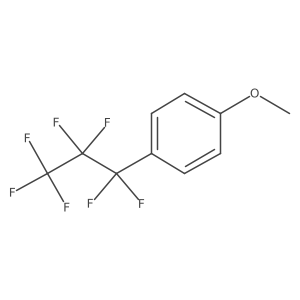 1-(Heptafluoropropyl)-4-methoxybenzene结构式