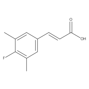 3,5-Dimethyl-4-fluorocinnamic acid Structure