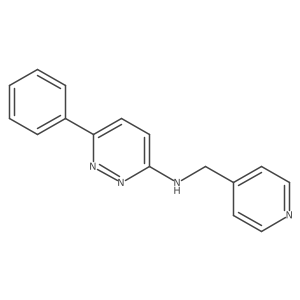 (6-Phenylpyridazin-3-yl)(4-pyridylmethyl)amine结构式