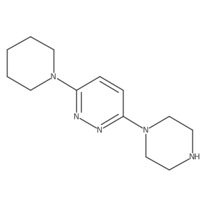 c1cc(N2CCNCC2)nnc1N1CCCCC1结构式