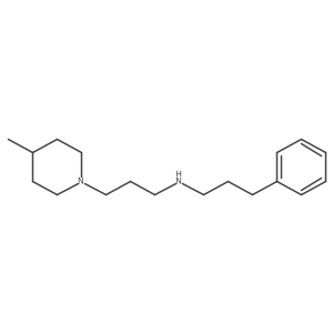 4-Methyl-N-(3-phenylpropyl)-1-piperidinepropanamine结构式