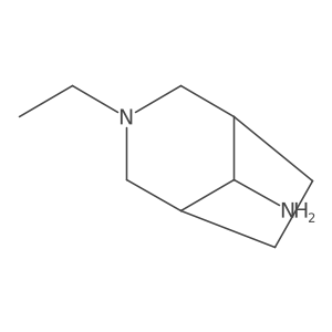 3-Ethyl-3-azabicyclo[3.2.1]octan-8-amine结构式