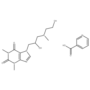 Xantinol nicotinate, (R)-结构式