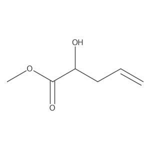 Methyl (2S)-2-hydroxypent-4-enoate结构式