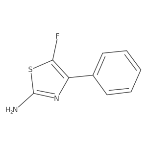 5-Fluoro-4-phenyl-2-thiazolamine Structure